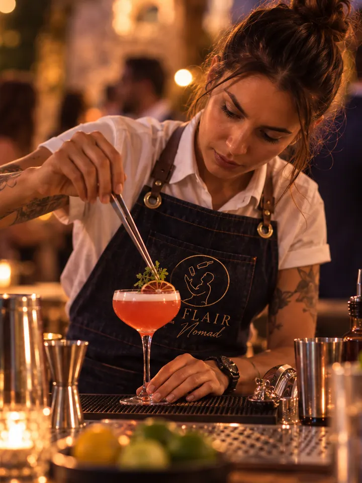 Coctelería de autor, terminada al momento